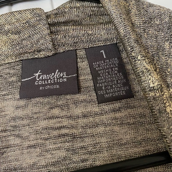 Chico’s Travelers Collection Swing Cardigan size 1 - Picture 4 of 5